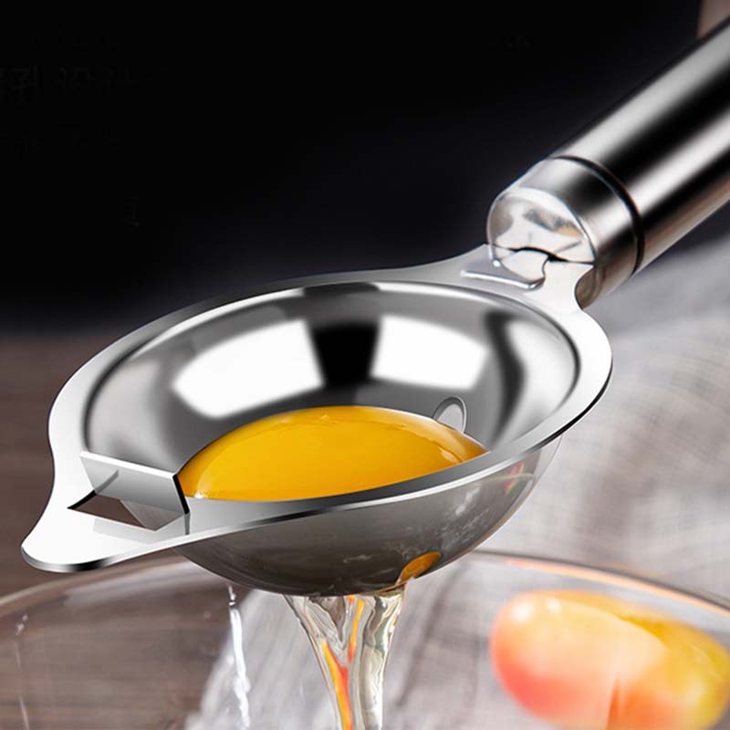 Odlúčovač vaječného žĺtka z nerezovej ocele 304, prenosný a kompaktný, bez elektrickej energie