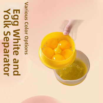 LH oddelovač bielkovín – plastový kuchynský nástroj, bez elektriny, moderný minimalistický štýl, vlastné spracovanie