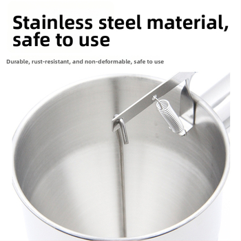 Ručný dávkovač cesta na Takoyaki, nerezová oceľ, silikónový výstup, prispôsobenie k dispozícii