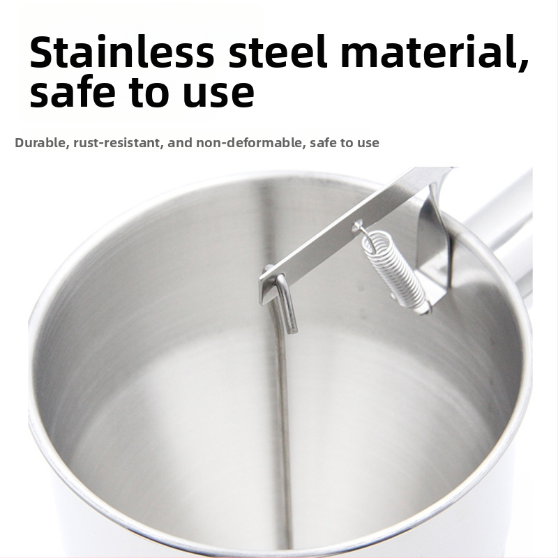 Ručný dávkovač cesta na Takoyaki, nerezová oceľ, silikónový výstup, prispôsobenie k dispozícii