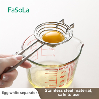 FaSoLa separator de ouă – albuș și gălbenuș, oțel inoxidabil 304, fără curent, uz casnic