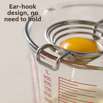 FaSoLa separator de ouă – albuș și gălbenuș, oțel inoxidabil 304, fără curent, uz casnic