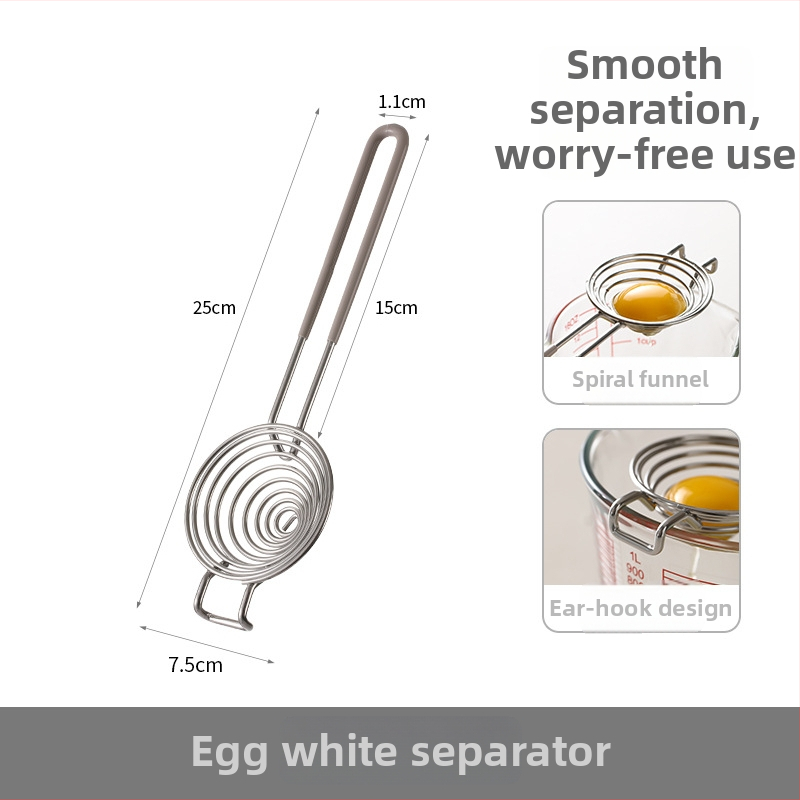 FaSoLa separator de ouă – albuș și gălbenuș, oțel inoxidabil 304, fără curent, uz casnic