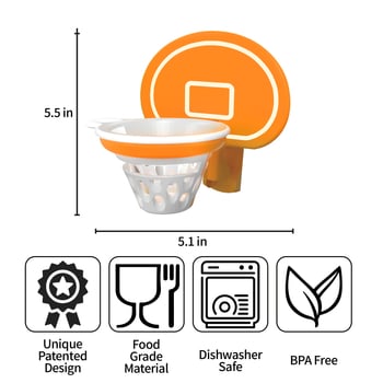 Razdjeljivač bjelanjaka — silikon, bez električne energije, prilagodljiv, moderan minimalistički kuhinjski dodatak