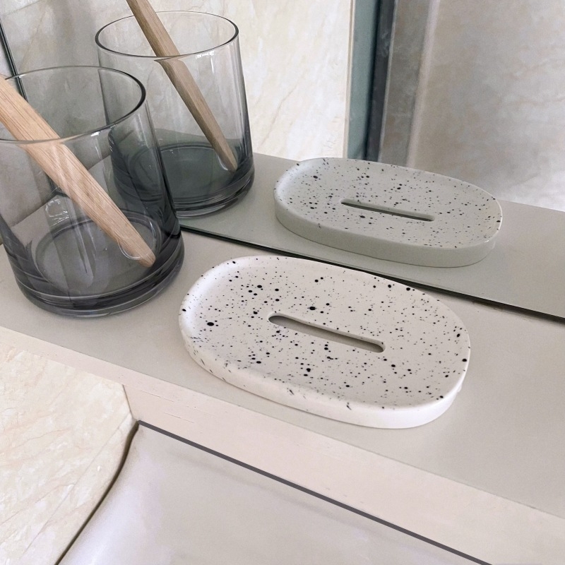 Keramički držač sapuna, skandinavski stil, za hotelsku i kućnu kupaonicu, minimalistički luksuz