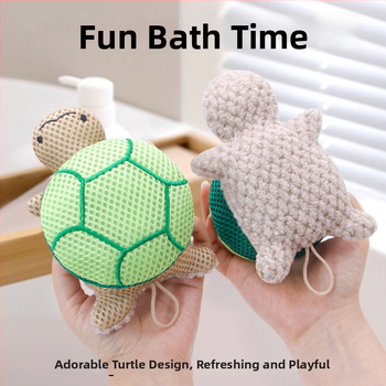 Minge de baie în formă de țestoasă pentru copii | Material: amestec poliester-nylon | Origine: Zhejiang | Ambalare: 50 buc.