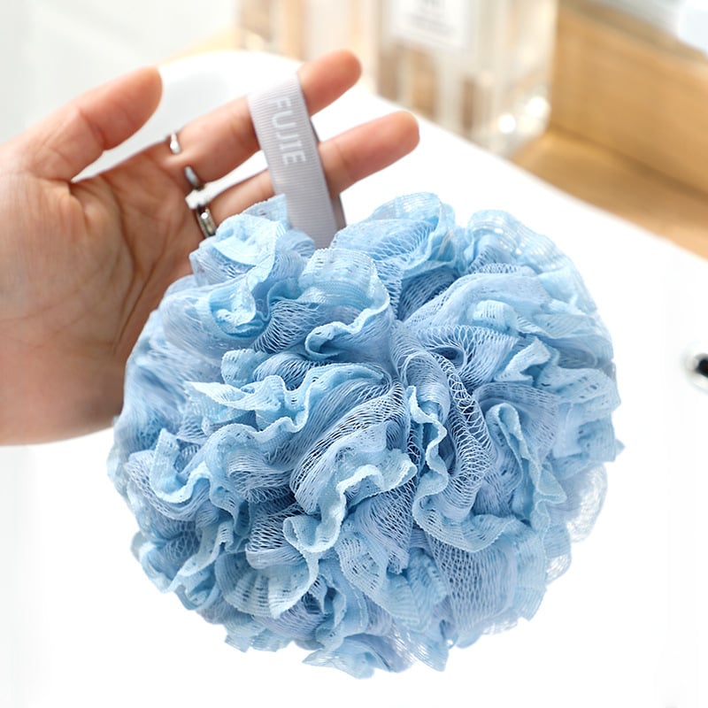 Kugla za kupanje s svilenim pjenom za nježno pjenjenje i masažu leđa — Marka Pong Yi, Šifra proizvoda LSYQIU, Kategorija Bath Ball/Bath Scrub/Bath Flower