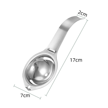 Сепаратор за яйца от неръждаема стомана за жълтък и белтък, марка CPP, ръчен кухненски инструмент
