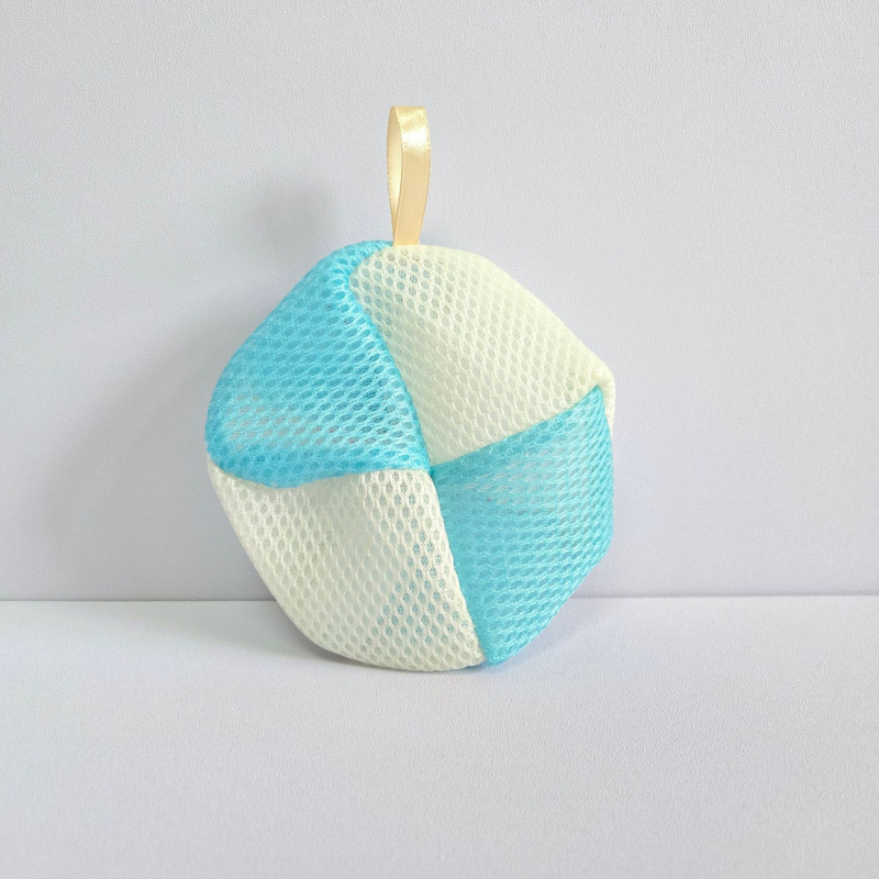 Sac net pentru baie pentru săpun și gel de duș, lavabil, cutie cu 500 bucăți, personalizare disponibilă