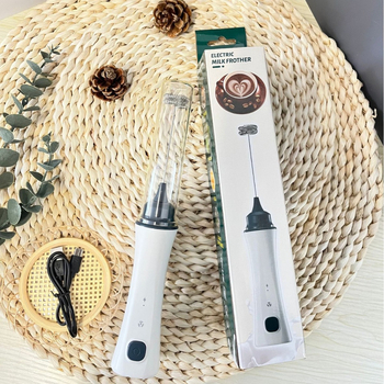 Frecător manual fără fir pentru ouă și lapte; spumator de lapte și albuș de ou; ABS + oțel inoxidabil 304; personalizare disponibilă; design modern minimalist