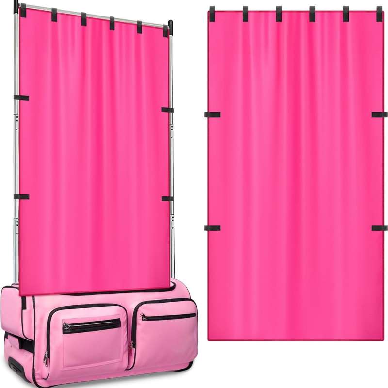 Fürdőszobai magánéletfüggöny, hordozható és kihúzható, poliészter, modern minimalista stílus, testreszabható opciók