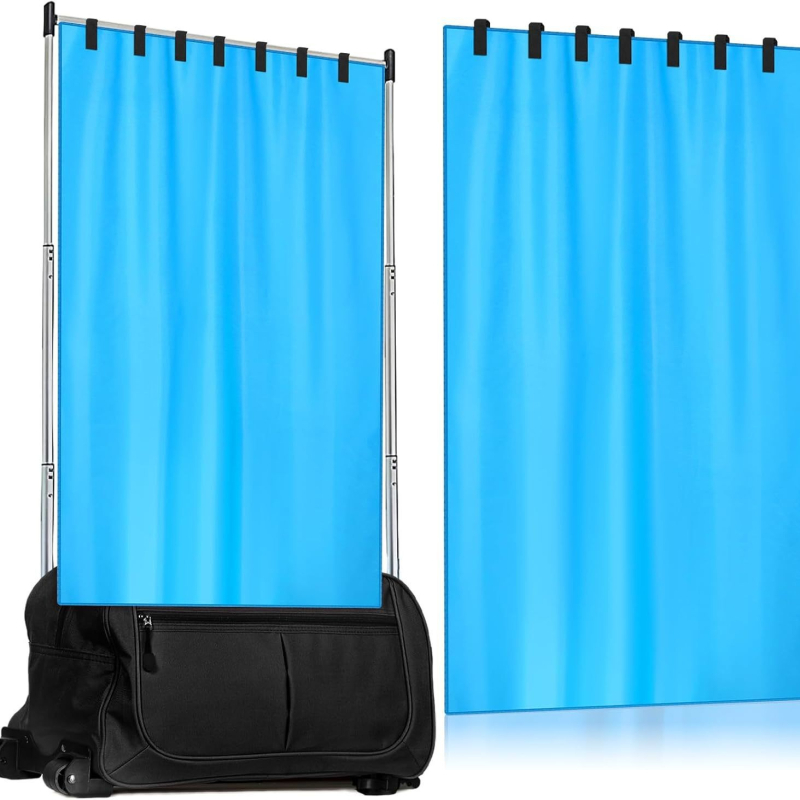 Fürdőszobai magánéletfüggöny, hordozható és kihúzható, poliészter, modern minimalista stílus, testreszabható opciók