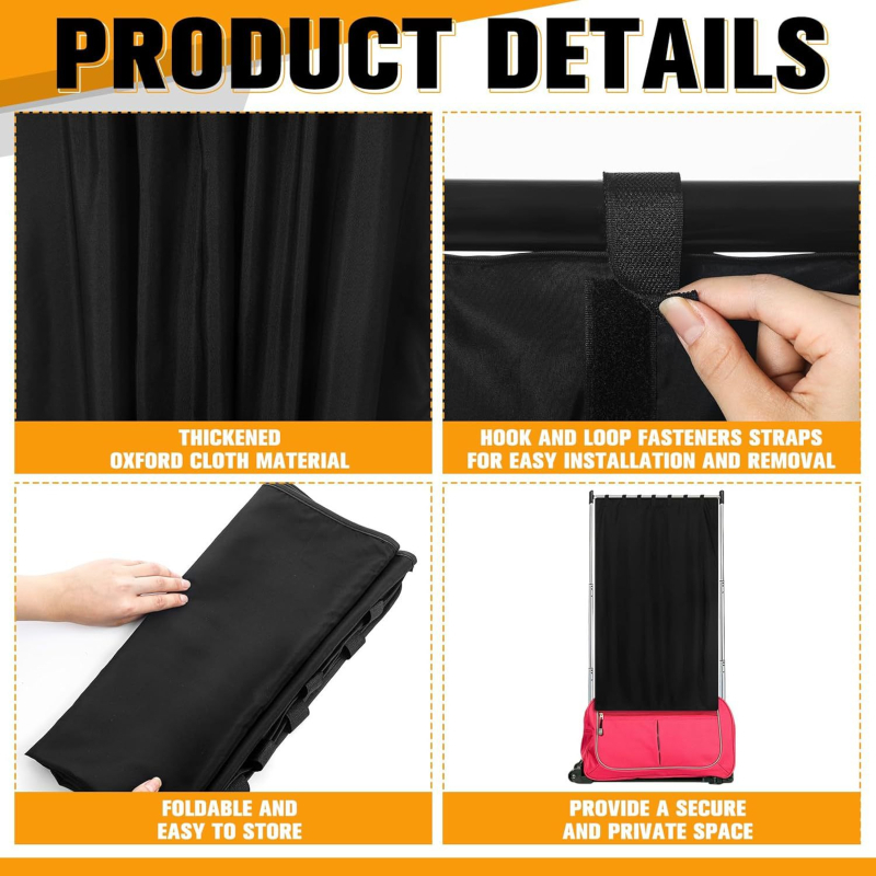 Fürdőszobai magánéletfüggöny, hordozható és kihúzható, poliészter, modern minimalista stílus, testreszabható opciók