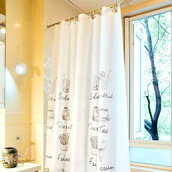 PEVA tuš zavjesa, tiskani dizajn, vodootporna i otporna na plijesan, pregradna zavjesa za kupaonicu, Personalizacija dostupna, Harmony