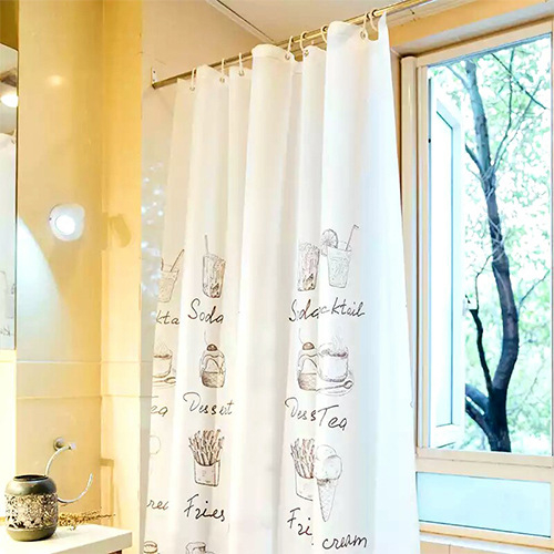 PEVA tuš zavjesa, tiskani dizajn, vodootporna i otporna na plijesan, pregradna zavjesa za kupaonicu, Personalizacija dostupna, Harmony