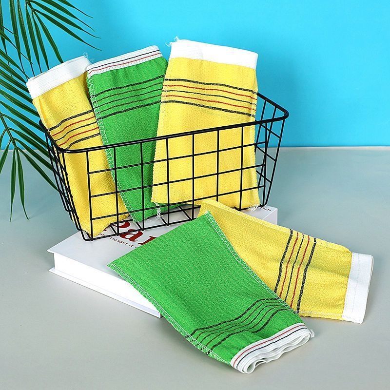 Jednokratna exfolirajuća krpa za tuširanje, jednostruka gruba tekstura, materijal rayon, pogodno za djecu
