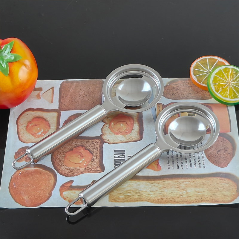 Tojássárgája és fehérje szeparáló - Rozsdamentes acél konyhai eszköz, Xier, elektromos nélküli, Modern stílus