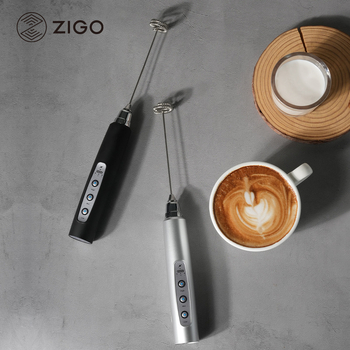 Električni naparivač mlijeka, kompaktni kućanski uređaj, ABS + nehrđajući čelik, moderni minimalistički dizajn, ZIGO brend