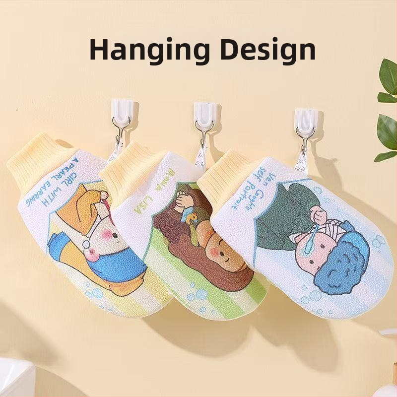 Fürdőszobai radírozó törölköző - kétoldalas, kétfunkciós, viszkóz rostból, univerzális használat, testreszabható