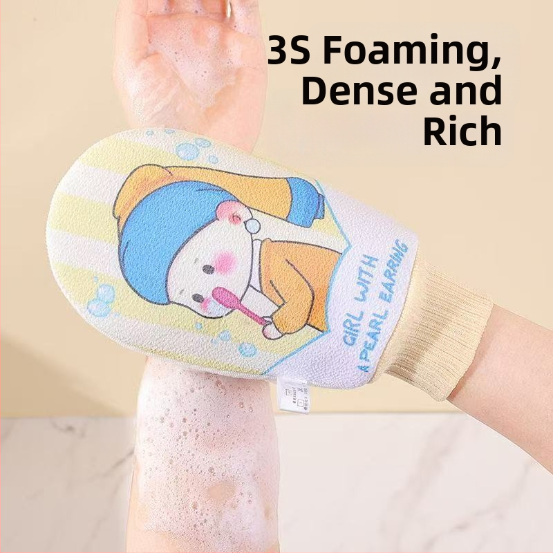 Fürdőszobai radírozó törölköző - kétoldalas, kétfunkciós, viszkóz rostból, univerzális használat, testreszabható