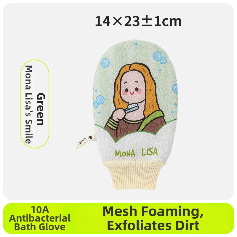 Fürdőszobai radírozó törölköző - kétoldalas, kétfunkciós, viszkóz rostból, univerzális használat, testreszabható