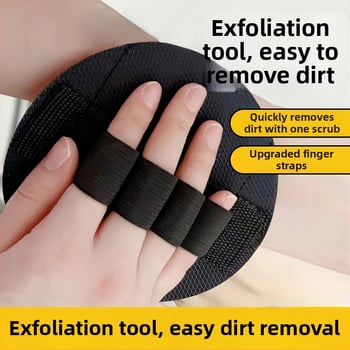 Nylon exfoláló törölköző fürdőhöz – hát- és testtisztító scrubber