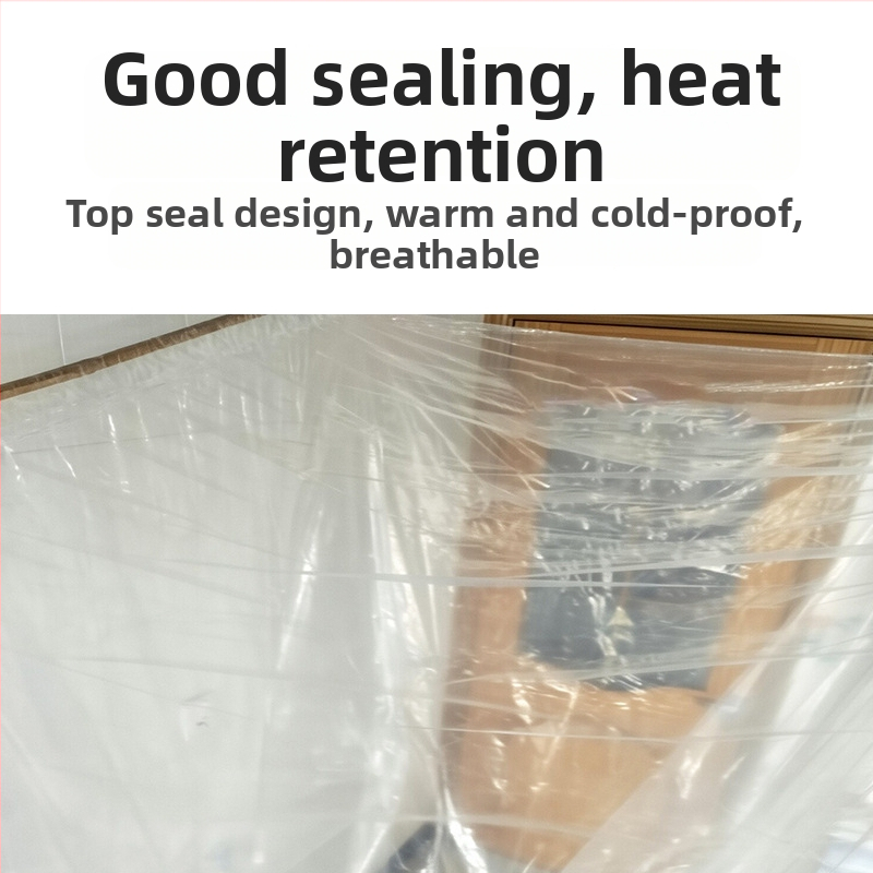 Priehľadný PE kúpeľný stan, obdĺžnikový tvar, normálna hrúbka, prispôsobiteľný, k dispozícii viac veľkostí