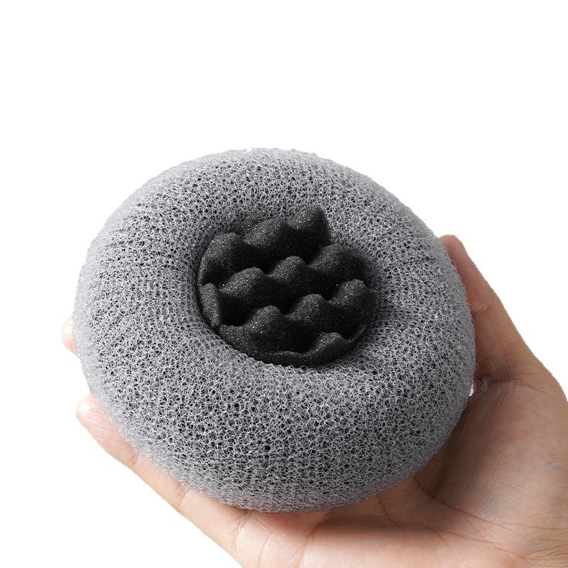 Happy Home najlonski kupaonski scrubber s usisnom čašicom — eksfolirajuća četka za leđa za odrasle, model YSJ-0006