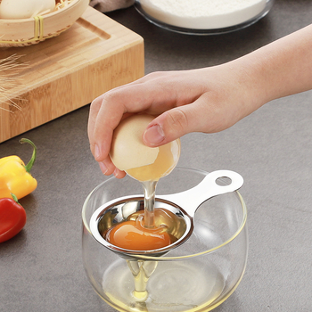 Разделител за белтъци и дозатор за жълтък, 304 неръждаема стомана, неелектрически, възможност за персонализация и печат на лого