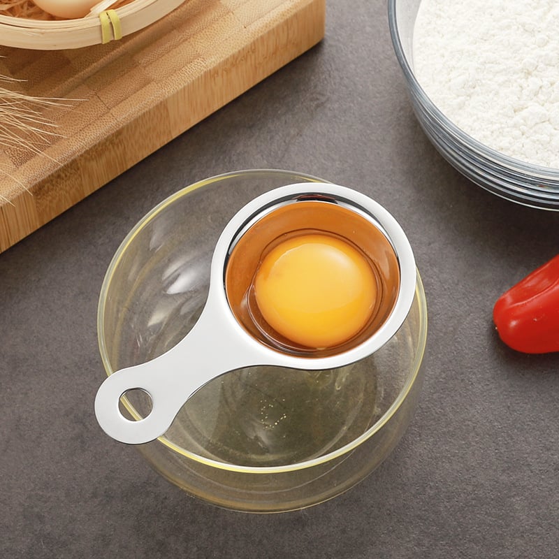 Разделител за белтъци и дозатор за жълтък, 304 неръждаема стомана, неелектрически, възможност за персонализация и печат на лого