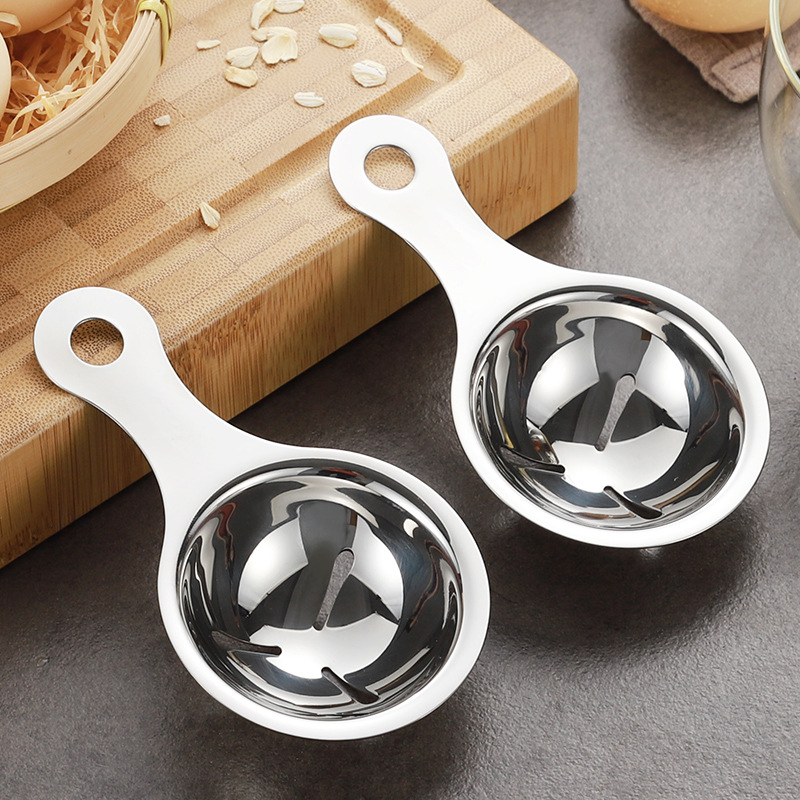 Разделител за белтъци и дозатор за жълтък, 304 неръждаема стомана, неелектрически, възможност за персонализация и печат на лого