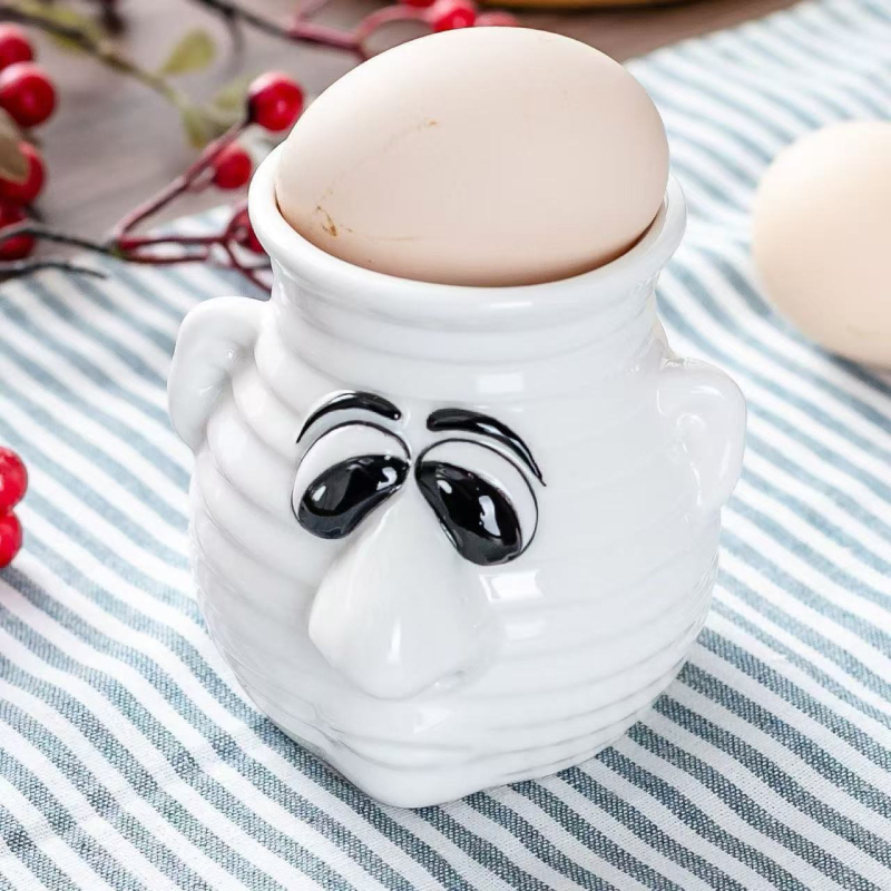 Tojásfehérje szeparáló – Kerámia, Fehérje és sárgája szűrő, Modern minimalista dizájn (Személyre szabható)