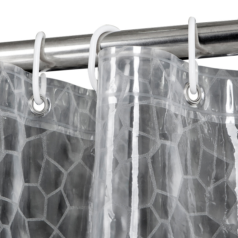 SGS-certificirana 3D Water Cube zavjesa za tuširanje, visoka gustoća, otporna na plijesan, PEVA, za kućne i komercijalne kupaonice