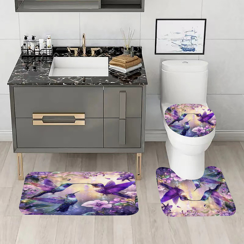 Set zavjesa za tuš s motivom ptica, 3 ptice dizajn, Aierjia