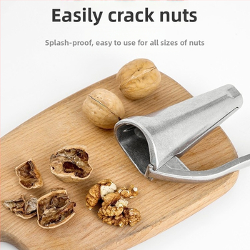 Orechový otvárač z hliníkovej zliatiny – multifunkčný nástroj na otváranie orechov a lieskov, klip s tvarom lievika, tlač loga a možnosť súkromnej značky