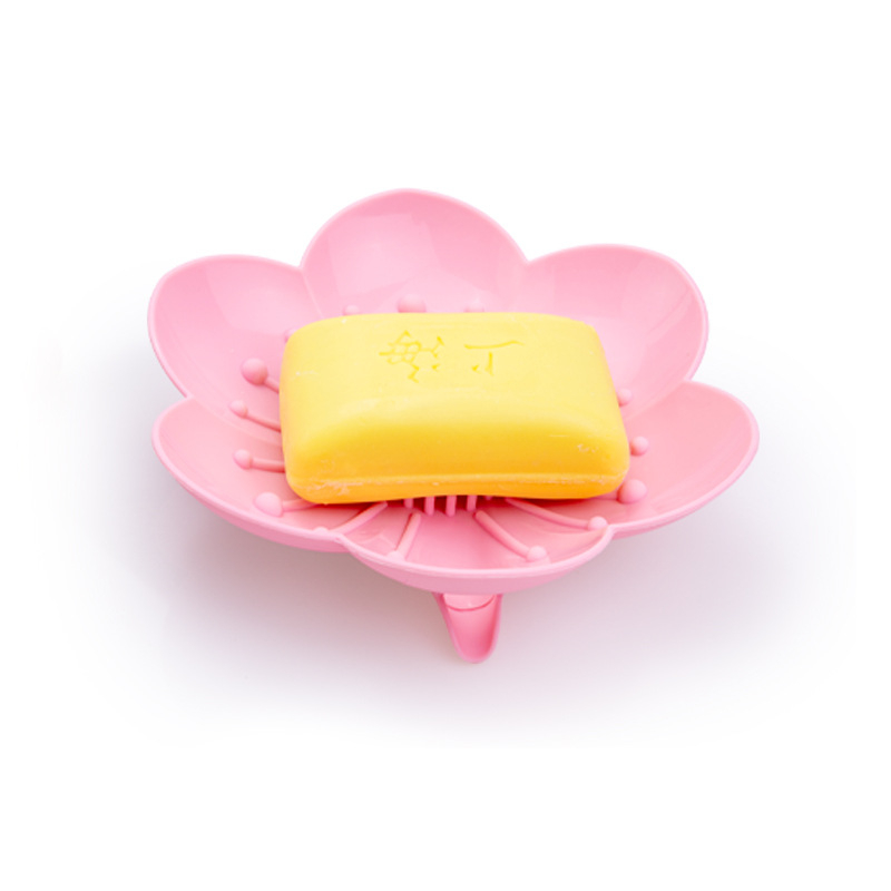 Cutie de săpun din silicon, în formă de petală, pentru baie, model JPD-CP-520, brand Jepuda, material: silicon, imprimare logo, procesare personalizată