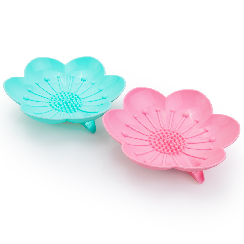 Cutie de săpun din silicon, în formă de petală, pentru baie, model JPD-CP-520, brand Jepuda, material: silicon, imprimare logo, procesare personalizată