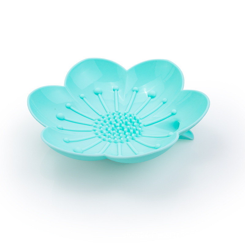 Cutie de săpun din silicon, în formă de petală, pentru baie, model JPD-CP-520, brand Jepuda, material: silicon, imprimare logo, procesare personalizată