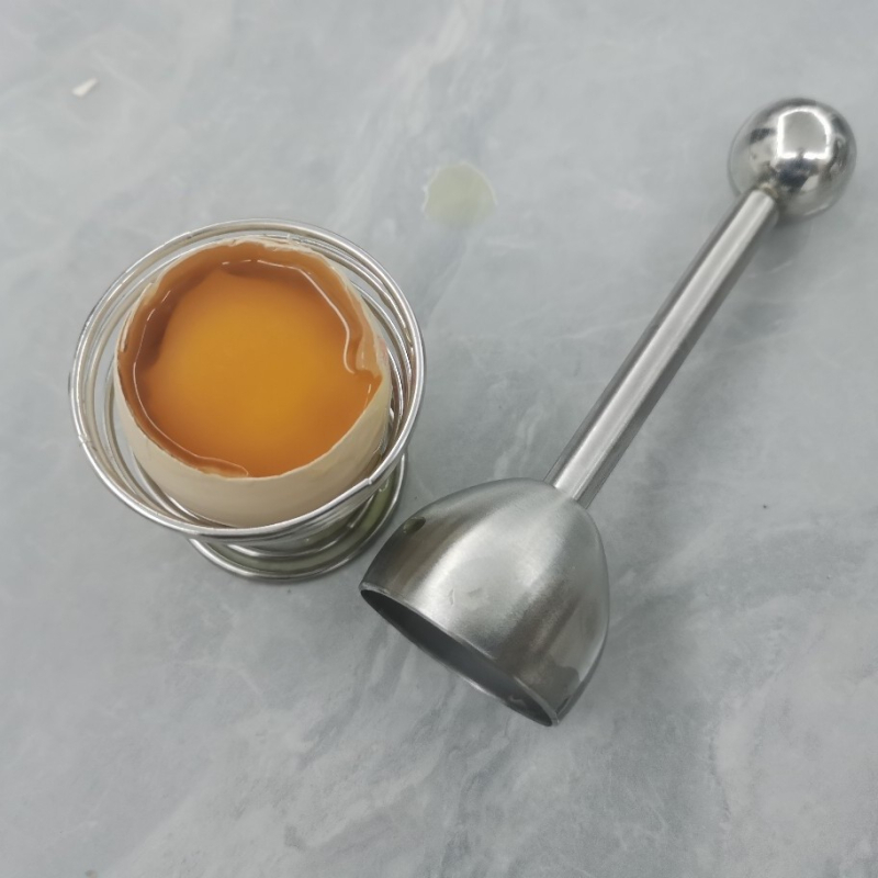 Deschizător de coajă de ou și separator de coajă, oțel inoxidabil, marca Yt, cu capete simple și duble, design modern minimalist