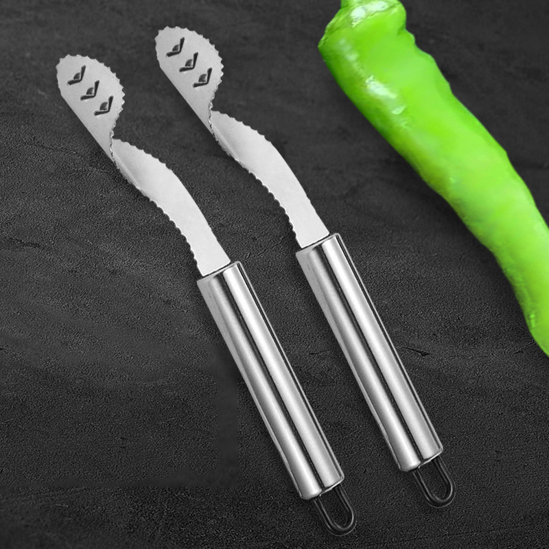 Nehrđajući metalni korer za voće i paprike — Naher, metal, Yiwu, moderan minimalistički stil