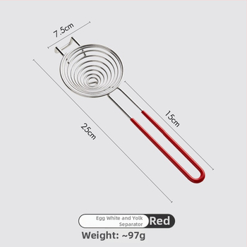 Nerezový oddelovač bielkovín na pečenie, neelektrický, prispôsobiteľný, moderný minimalistický dizajn