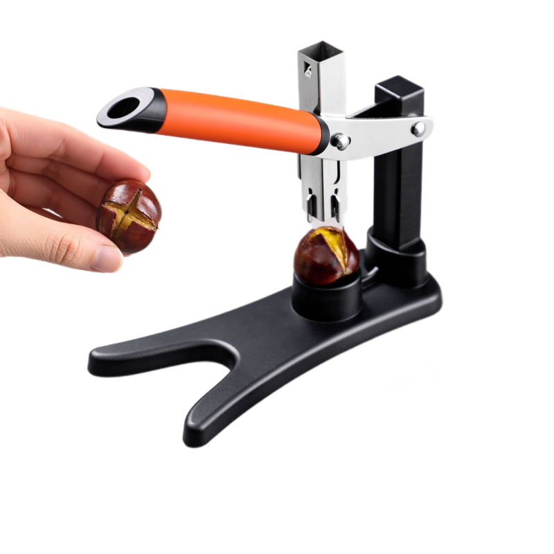 Preša za kestenje — plastično i metalno tijelo, moderni minimalistički dizajn, lansirano zimi 2017.