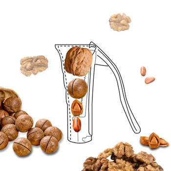 Višenamjenski otvarač orašastih plodova od aluminija – za otvaranje pecana, oraha, kestena i lješnjaka