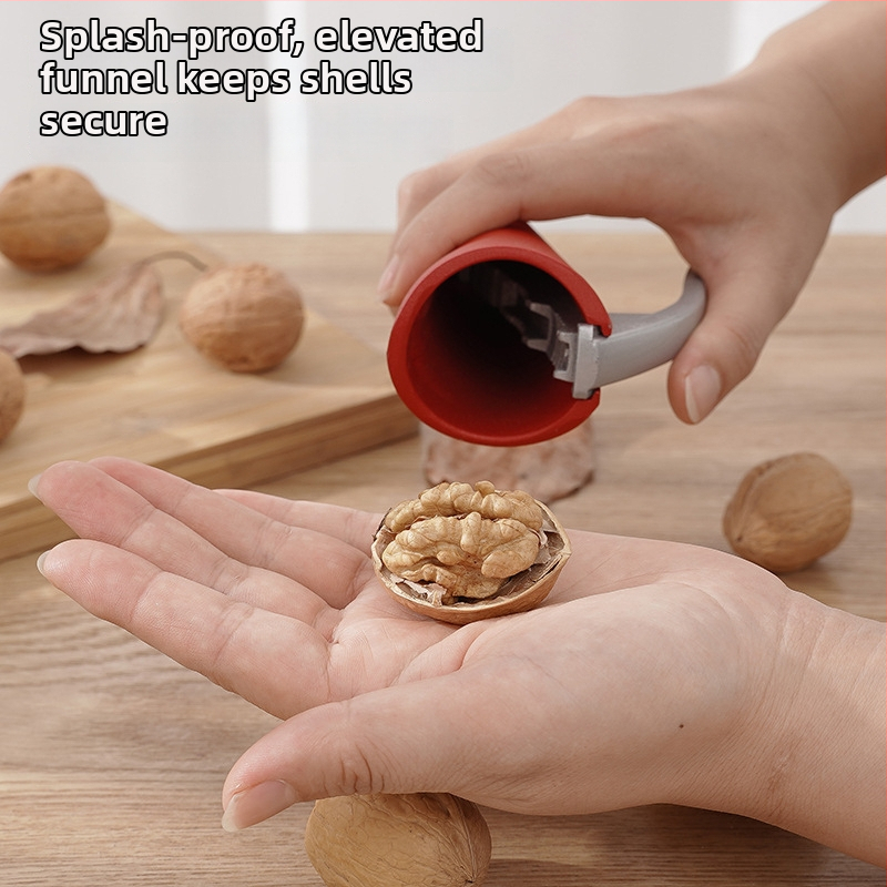 Všestranný otvárač na orechy z hliníka – pre pecan, vlašské orechy, gaštany a lieskovce