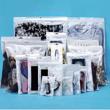 Önzáró, átlátszó tároló tasak kozmetikai csomagoláshoz, PE anyag, General Packaging márka, záródási hossz 6/8/10/12/13