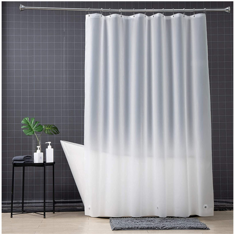 PEVA tuš-zavjesa, matni prozirni dizajn, moderni minimalistički stil, Jiaguan