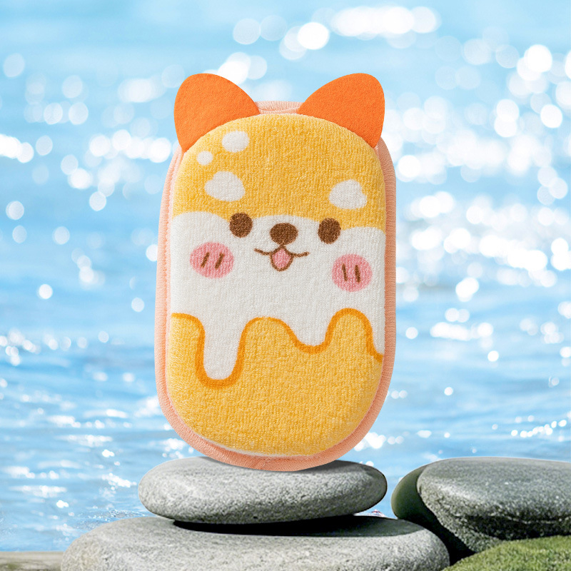 Burete de baie pentru bebeluși – fibră de poliester, burete și bumbac; potrivit pentru copii; Origine Zhejiang; 200 bucăți în cutie