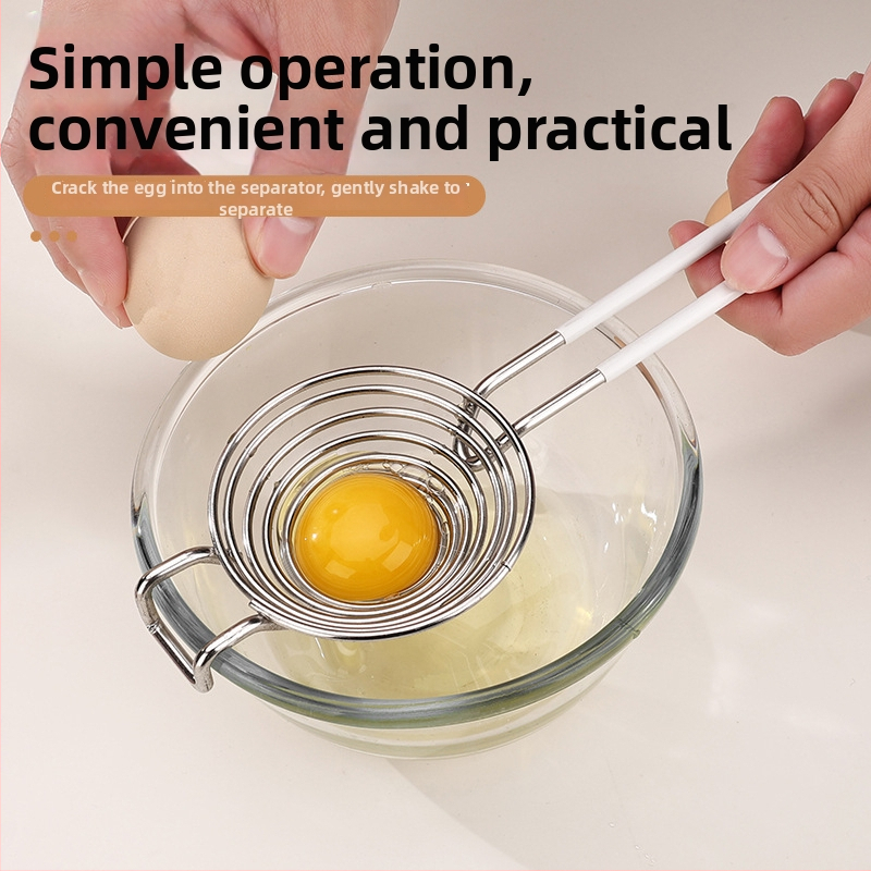 Rich 304 nerezová oceľ – oddelovač bielkovín a žĺtkov, kuchynský nástroj na pečenie, ručný