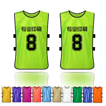 Unisex trening prsluk od poliestera za nogomet i odbojku — cijele sezone, jednostavan jednobojni dizajn, pogodan za trčanje, stolni tenis i badminton