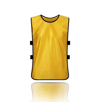 Unisex trening prsluk od poliestera za nogomet i odbojku — cijele sezone, jednostavan jednobojni dizajn, pogodan za trčanje, stolni tenis i badminton